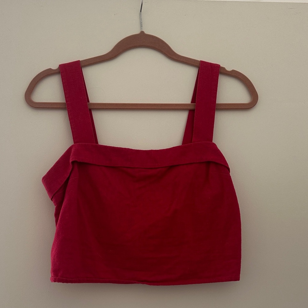 Abercrombie & Fitch Red Tank Top